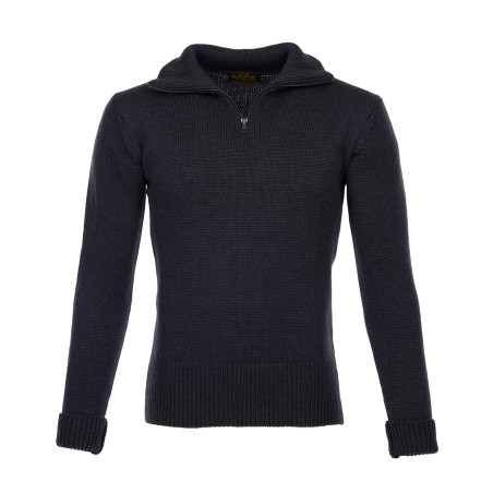 1948 Troyer Turtleneck Sweater Anthracite - Pike Brothers
