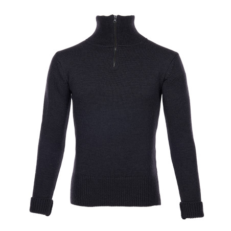 Pullover Stehkragen 1948 Troyer anthrazit - Pike Brothers