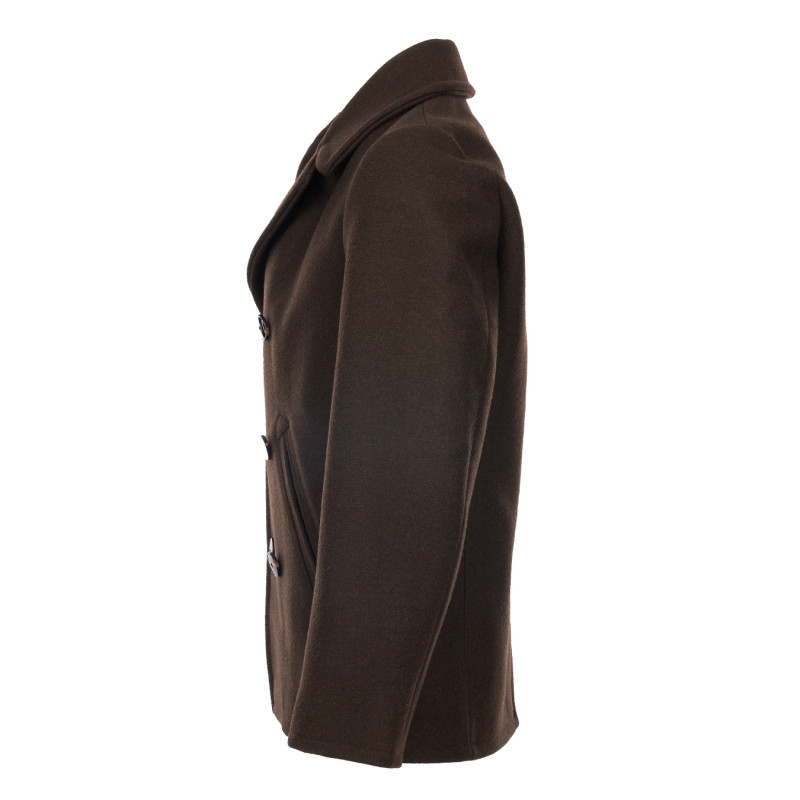 Navy Pea Coat - 1938 Pea Coat Chestnut Brown -...