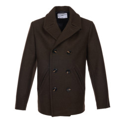 Marinekabaan - 1938 Pea Coat chestnut brown - Pike Brothers