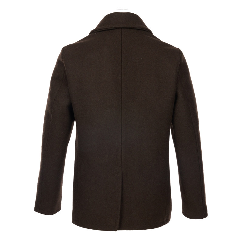 Navy Pea Coat - 1938 Pea Coat Chestnut Brown -...