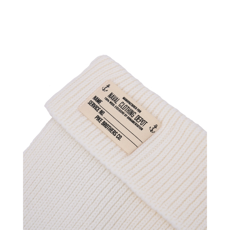 Bonnet Navy 100% laine blanc Merinos - 1944 USN...