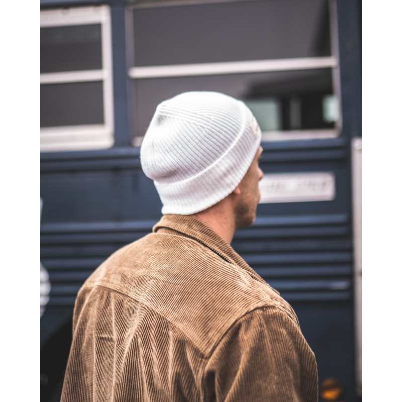 Bonnet Navy 100% laine blanc Merinos - 1944 USN...