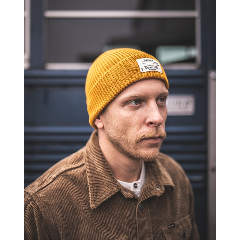 Bonnet Navy 100% laine jaune Merinos - 1944 USN...