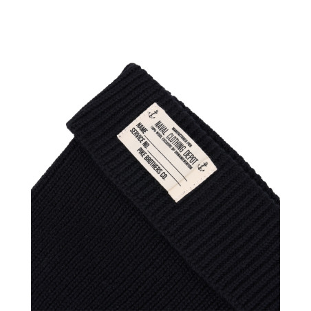 Mütze Navy 100 % schwarze Merinowolle - 1944 USN Watch Cap Black - Pike Brothers