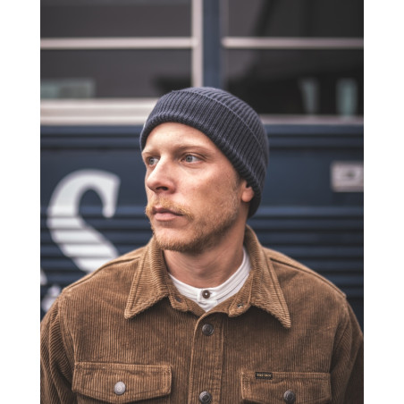 Bonnet Navy 100% laine Merinos - 1944 USN Watch Cap Grey - Pike Brothers