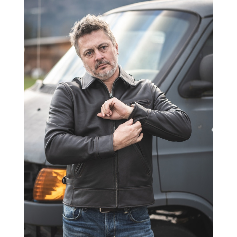 Chaqueta 1932 Roadster Jacket Glendale negra -...