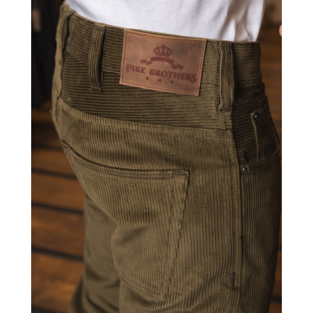 1958 Roamer Pant Olive Cord - Pike Brothers