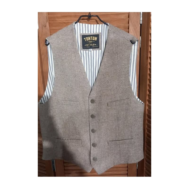 Auguste Wool Waistcoat - Tonton & Fils