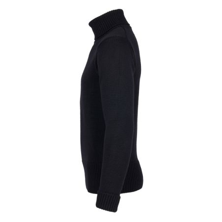 Black Turtleneck Sweater - 1923 Turtle Neck black Pike Brothers