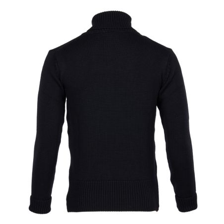 Pullover Rollkragen Schwarz - 1923 Turtle Neck black Pike Brothers