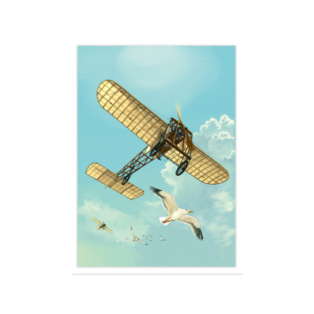 Toile Bleriot - Romain Hugault 70x100cm