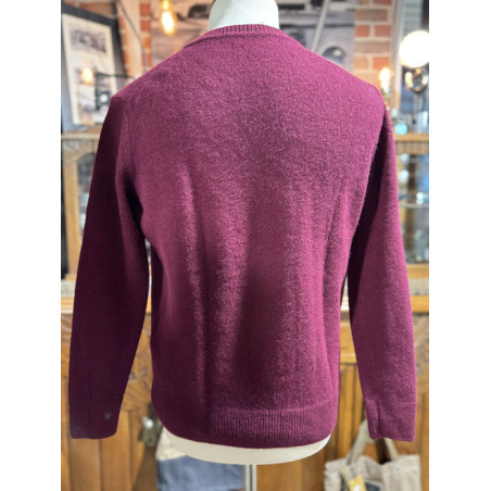 Lambswool-Pullover Bordeaux – Champs de Manoeuvres – 2. Hand