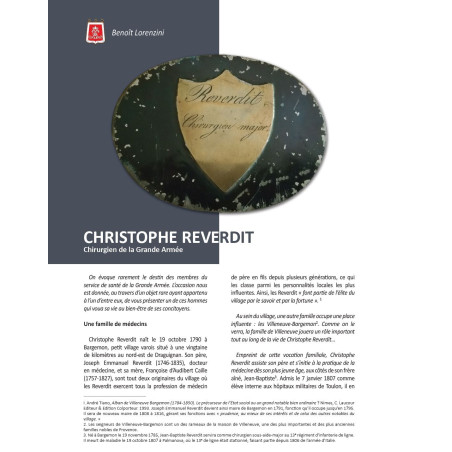 Service de Santé - Premier Empire - Carnet de la Compagnie d'Elite