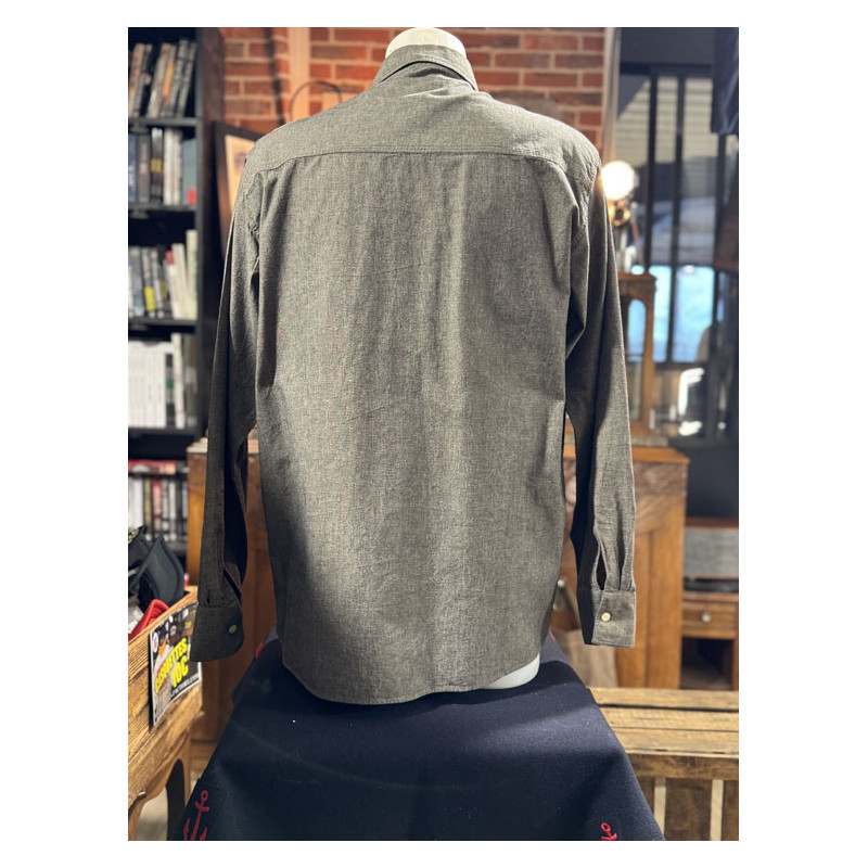 Chemise 1937 Roamer Shirt Charcoal Grey - Pike...