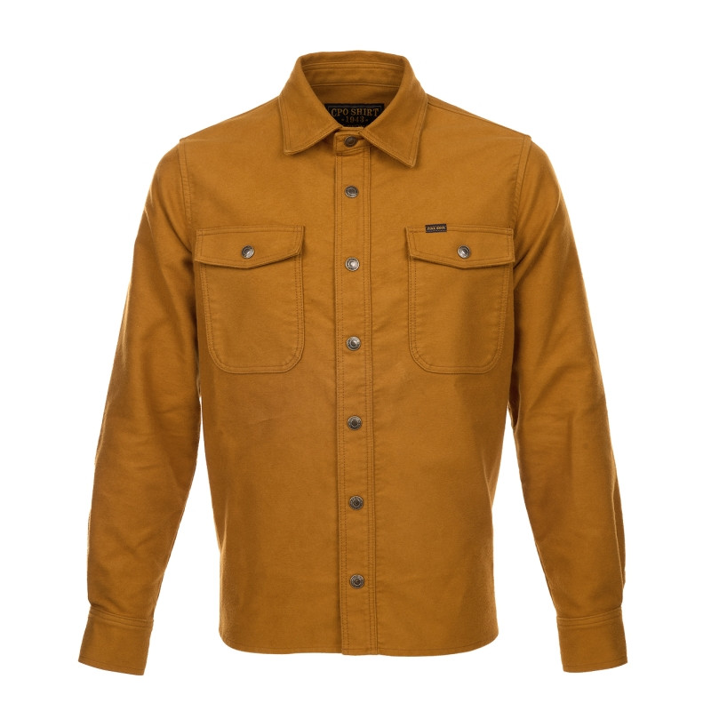 Chemise 1943 CPO Shirt Moleskin Mustard- Pike...