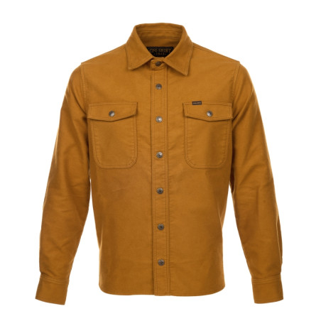 Hemd 1943 CPO Shirt Moleskin Mustard - Pike Brothers