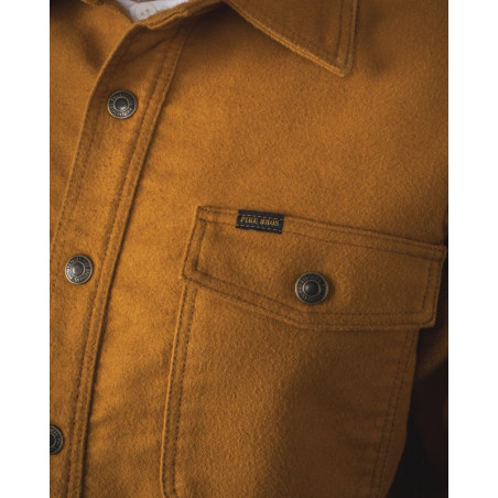 Chemise 1943 CPO Shirt Moleskin Mustard- Pike Brothers
