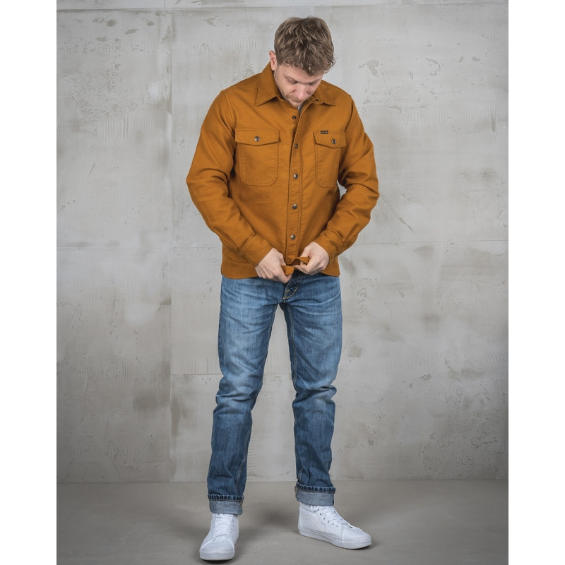 Chemise 1943 CPO Shirt Moleskin Mustard- Pike...