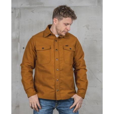 Chemise 1943 CPO Shirt Moleskin Mustard- Pike Brothers