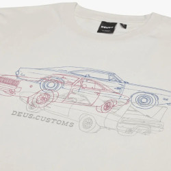 ORGANIC COTTON T-SHIRT CHARGER TEE WHITE - Deus Ex Machina 2