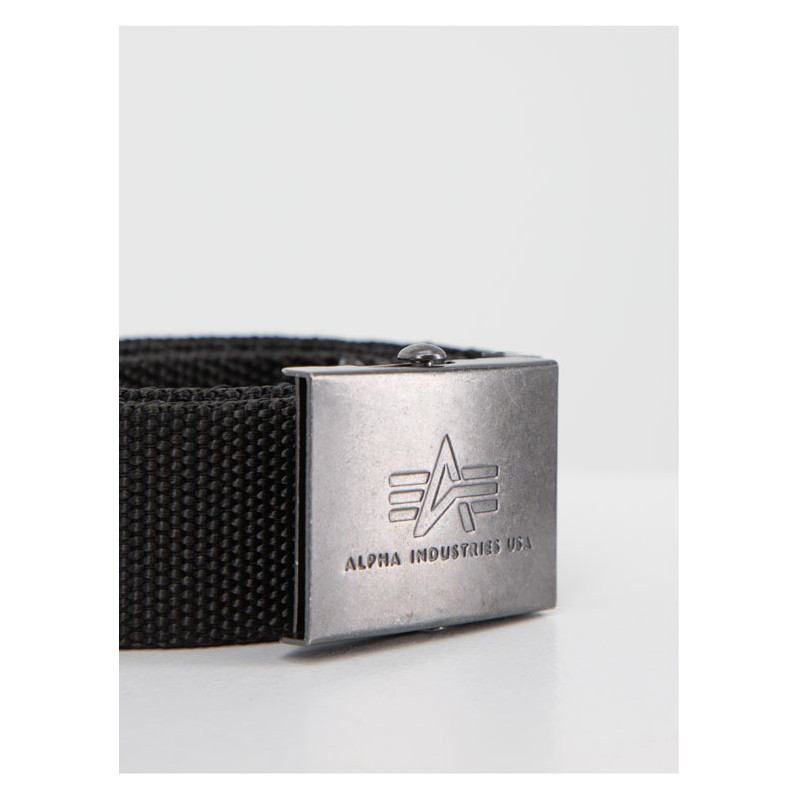 Heavy Duty Belt 4 cm Black - Alpha Industries