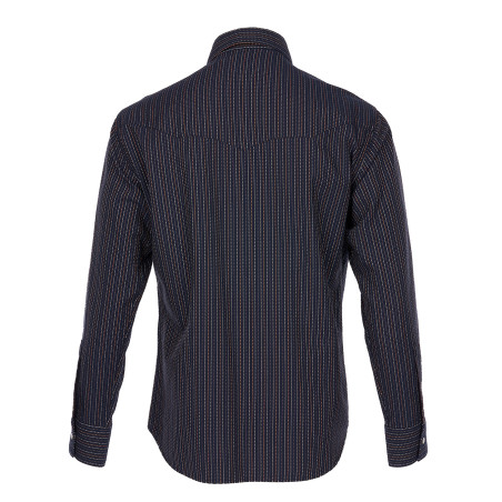 Chemise 1963 Saw Tooth Shirt Navajo blue - Pike Brothers