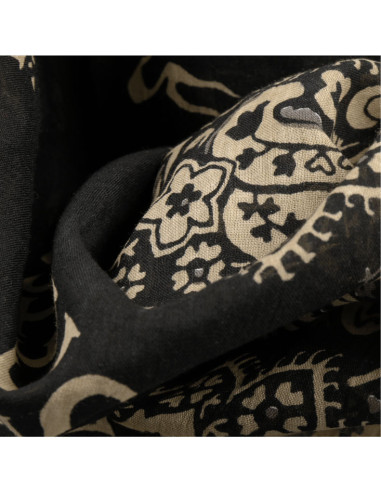Bandana Sjaal Cotton Zwart - Stetson