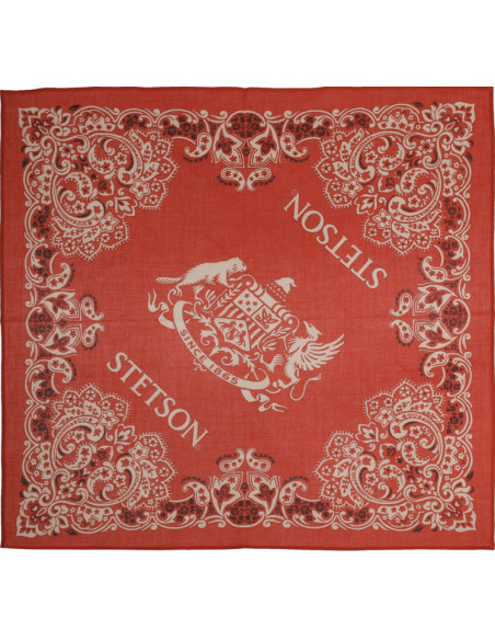 Cotton Bandana Scarf Red - Stetson