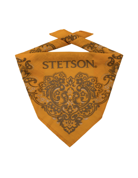Cotton Bandana Scarf Yellow - Stetson