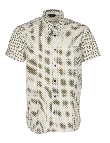 Chemise 1957 Beach Shirt High Tide White - Pike Brothers