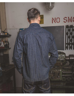 Denim Shirt - 1937 Roamer Shirt Blue Wabash Denim Pike... 2