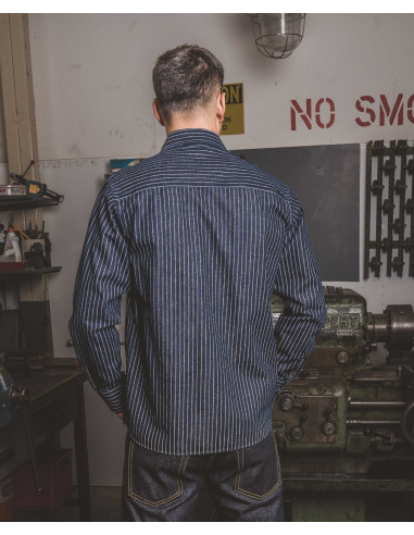 Denim-Hemd - 1937 Roamer Shirt blue wabash...