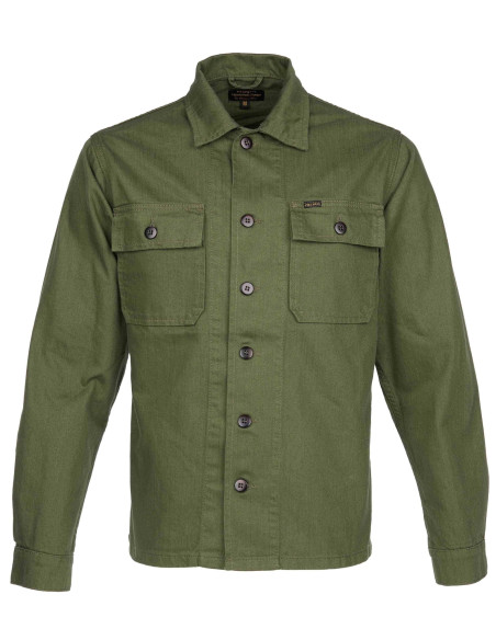 Baumwollhemd 1962 OG-107 Shirt olivgrün - Pike Brothers