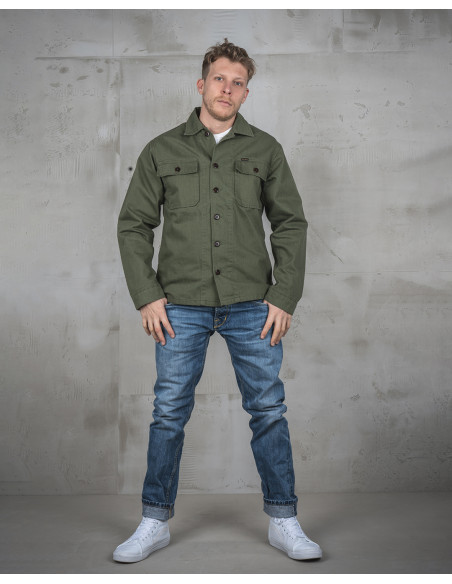 1962 OG-107 Cotton Shirt Olive Drab - Pike Brothers