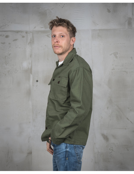 Baumwollhemd 1962 OG-107 Shirt olivgrün - Pike Brothers