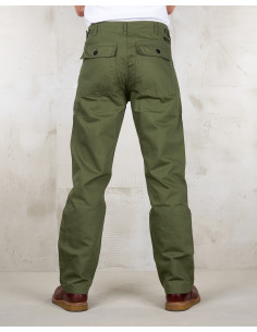 1962 OG-107 Khaki Fatigue Pants Olive Drab — Pike Brothers 2