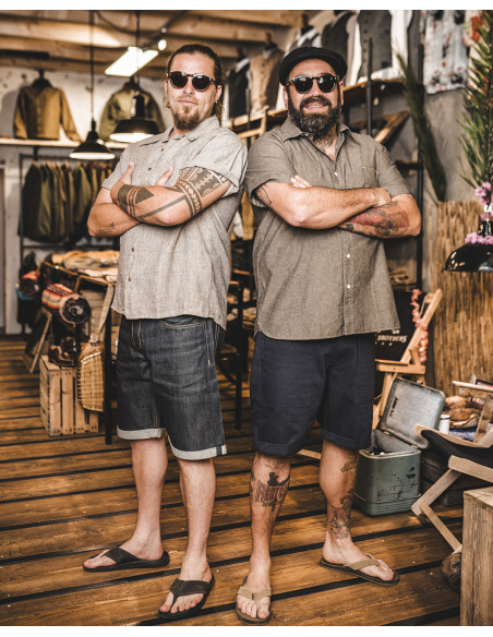1962 OG-107 Cotton Shorts Navy Blue - Pike Brothers