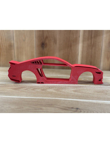 Profil 3D Ford Mustang Rouge