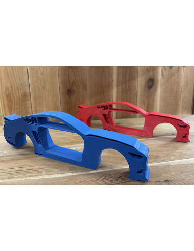 3D-Profil Ford Mustang Blau