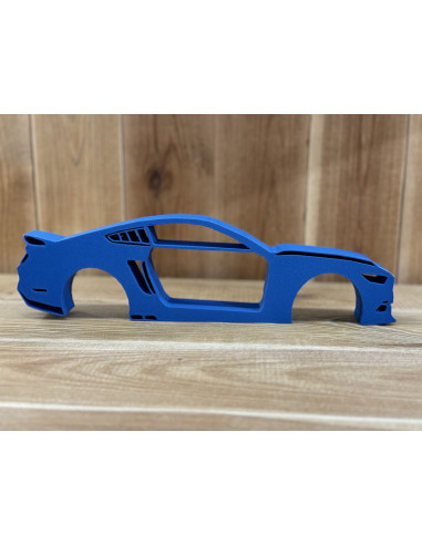 Ford Mustang Blue 3D Profile