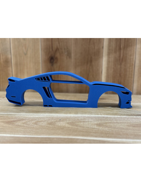 Profil 3D Ford Mustang Bleu