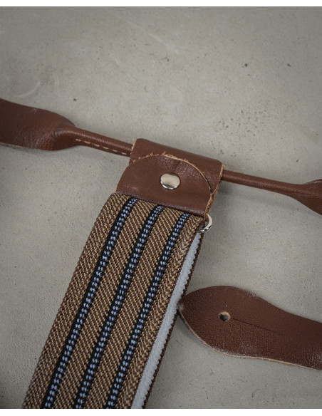 Bretelles 1927 Harvester Braces Brown Reg - Pike Brothers