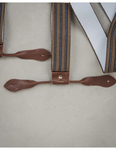 1927 Harvester Braces Brown Reg - Pike Brothers