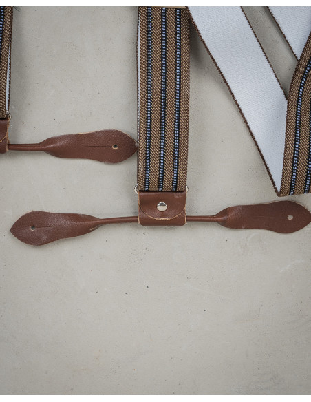 Bretelles 1927 Harvester Braces Brown Reg - Pike Brothers