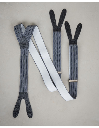 Hosenträger 1927 Harvester Braces Grey - Pike...