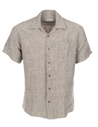 Chemisette Lin 1947 Albert Shirt Sherkin Grey -...