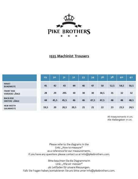 Pantalon Noir 1935 Machinist Trousers Elephant Skin black - Pike Brothers