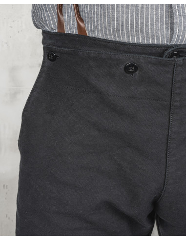 Zwarte broek 1935 Machinist Trousers Elephant...