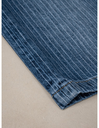 1967 Utility Trousers Blue Wabash Rinsed - Pike...
